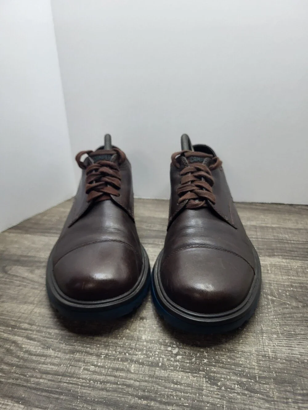Camper Leather Oxfords Dress Shoes Brown Mens Size EU 42 US 9